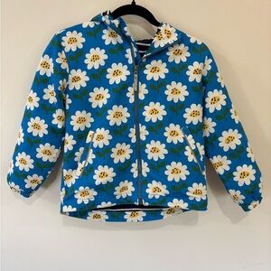 Hanna Andersson Floral Lined Rain Fall Jacket